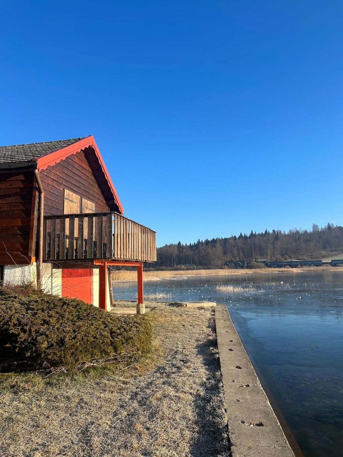 La Parenthese Vue Lac Les Grangettes Exteriér fotografie