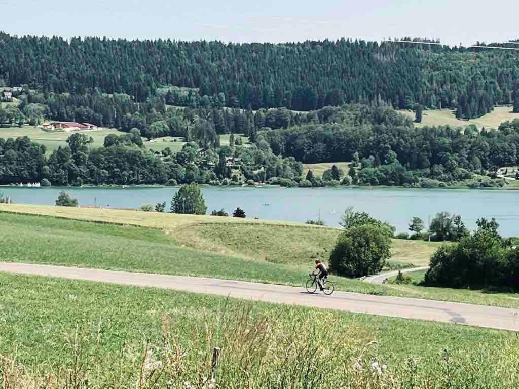 La Parenthese Vue Lac Les Grangettes Exteriér fotografie