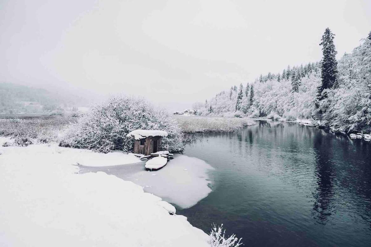 La Parenthese Vue Lac Les Grangettes Exteriér fotografie