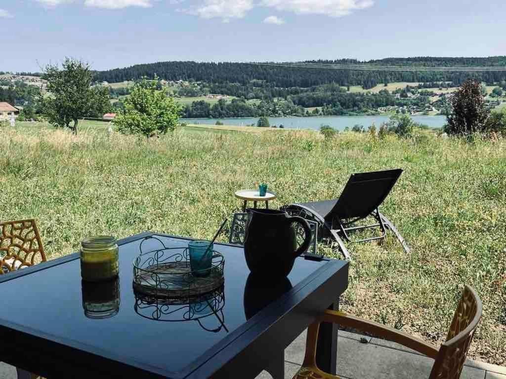 La Parenthese Vue Lac Les Grangettes Exteriér fotografie